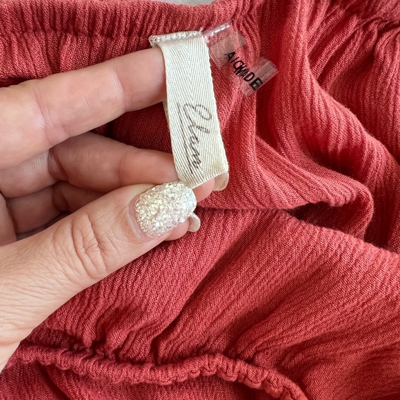 Elan Coral Orange Beach Strapless Jumpsuit size M - Picture 3 of 13